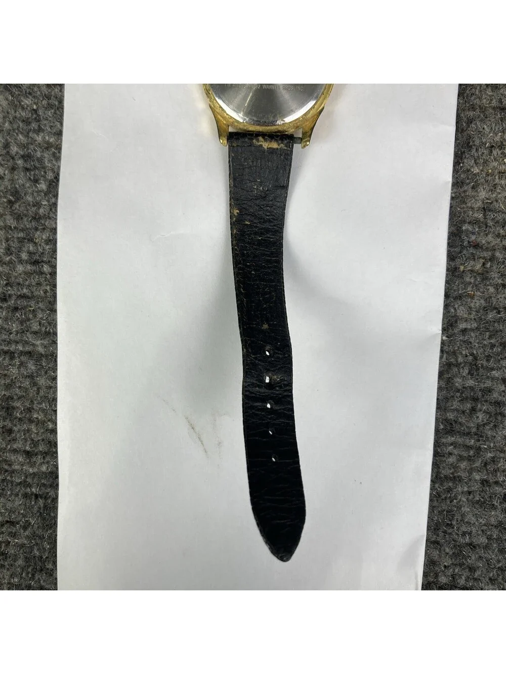 Vintage Armitron Tazmanian Devil Black Band Quartz Watch